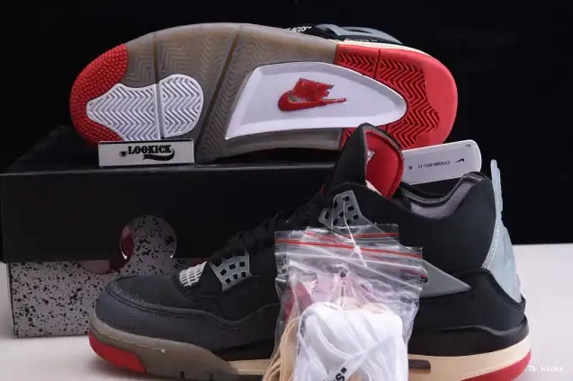 Cheap TBK 4 CV9388-001 Retro Air Bred x Off White Jordan 0426